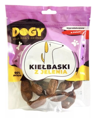 DOGY - Kiełbaski z Jelenia 100g
