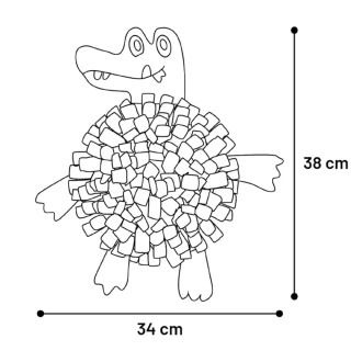Flamingo Njammie Crocodile - mata węchowa - Krokodyl