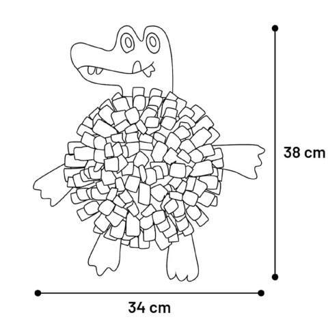 Flamingo Njammie Crocodile - mata węchowa - Krokodyl Flamingo Njammie Crocodile - mata węchowa - Krokodyl