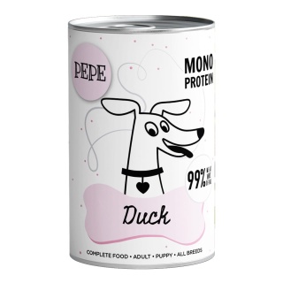 Karma mokra PEPE Duck - KACZKA 400g