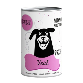 Karma mokra PEPE Veal - CIELĘCINA 400g