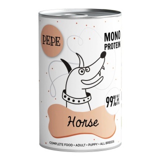 Karma mokra PEPE Horse - KONINA 400g