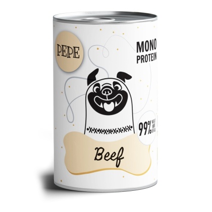 Karma mokra PEPE Beef - WOŁOWINA 400g