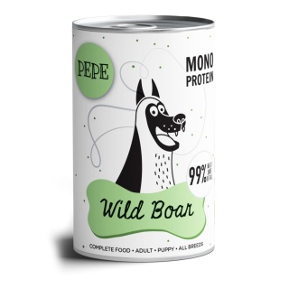 Karma mokra PEPE Wild Boar - DZIK 400g