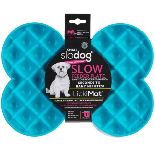 LickiMat Slodog Small - miska spowalniająca jedzenie, tacka do lizania - Turkusowa