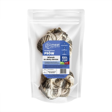 Meat Stuff - Wianek ze skóry dorsza 2 szt.