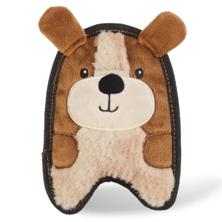 Outward Hound Durablez Puppy 16cm - piszcząca zabawka bez wypełnienia - brązowy piesek