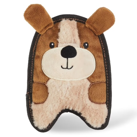 Outward Hound Durablez Puppy 16cm - piszcząca zabawka bez wypełnienia - brązowy piesek
