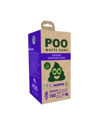 POO woreczki na odchody kupoworki 120 szt - LAWENDA