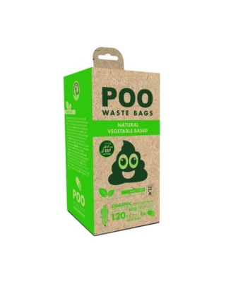 POO woreczki na odchody kupoworki 120 szt - MIĘTA