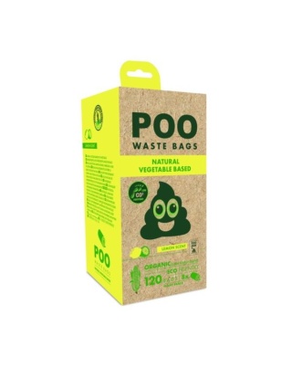 POO woreczki na odchody kupoworki 120 szt - CYTRYNA