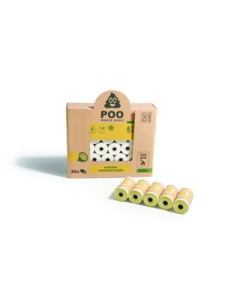 POO woreczki na odchody kupoworki 450 szt GIGA PAKA - CYTRYNA