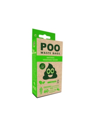 POO woreczki na odchody kupoworki 60 szt - MIĘTA