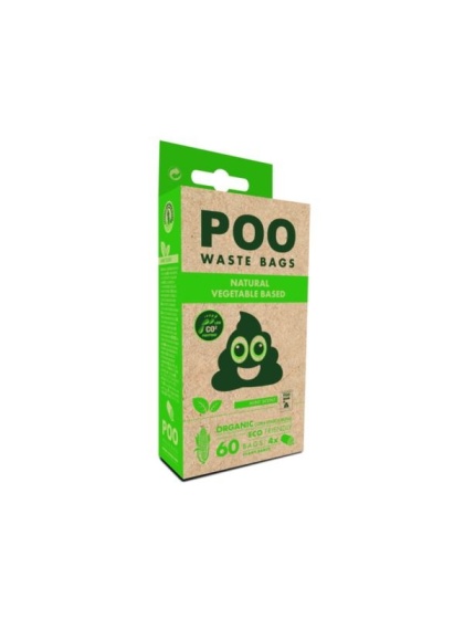 POO woreczki na odchody kupoworki 60 szt - MIĘTA