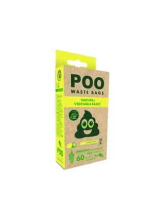 POO woreczki na odchody kupoworki 60 szt - CYTRYNA