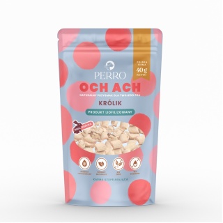 Perro - OCH ACH Przysmaki liofilizowane KRÓLIK 40g