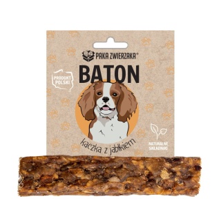 Paka Zwierzaka - Baton Kaczka z jabłkiem
