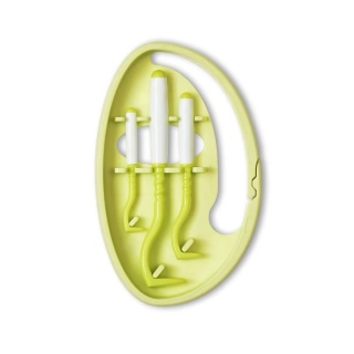 Tick Twister Clip Box Trio - kleszczołapki, zestaw 3szt - zielone