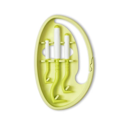 Tick Twister Clip Box Trio - kleszczołapki, zestaw 3szt - zielone