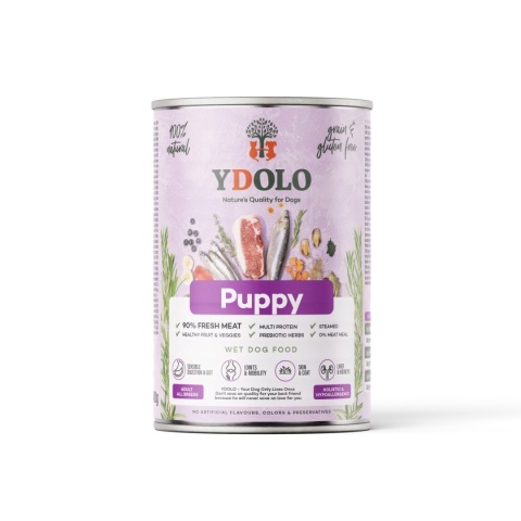 YDOLO PUPPY- wieprzowina Iberico i ryby - mokra karma dla szczeniąt 400g