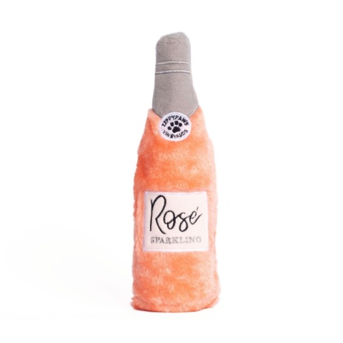 ZippyPaws - pluszowa trzaskająca butelka Rose