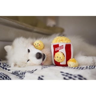 ZippyPaws - pluszowa norka Kubełek Popcornu