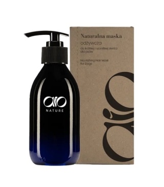 AIO Nature - Naturalna maska odżywcza do krótkiej i szorstkiej sierści dla psów 150 ml