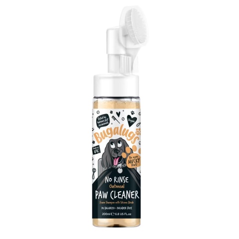 Bugalugs Paw Cleaner 200ml - pianka do czyszczenia łap psa bez spłukiwania - Owsiana