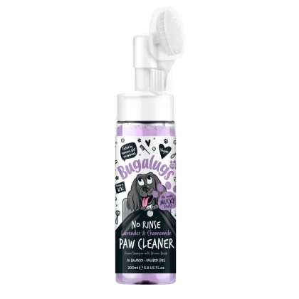 Bugalugs Paw Cleaner 200ml - pianka do czyszczenia łap psa bez spłukiwania - Lawenda z rumiankiem