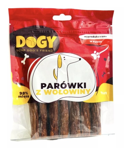 DOGY - Parówki z Wołowiny 7szt