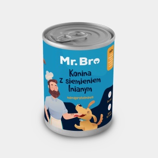 Mr. Bro Konina z Siemieniem lnianym 400g