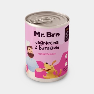 Mr. Bro Jagnięcina z Burakiem 400g