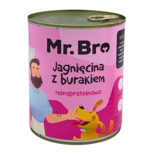 Mr. Bro Jagnięcina z Burakiem 800g