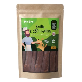 Mr. Bro - Strips Królik z CBD i Melisą 80g