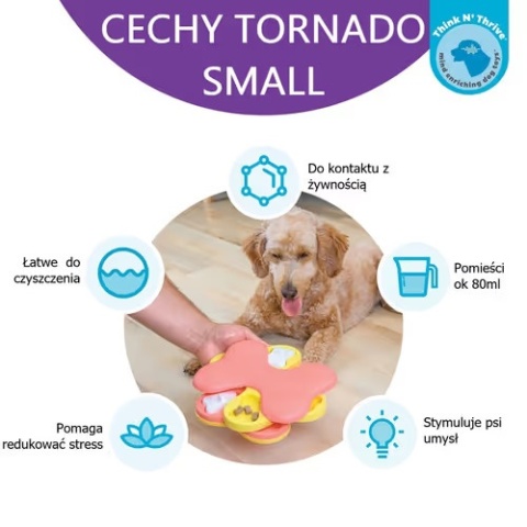 Nina Ottosson Dog Tornado Small - interaktywna gra logiczna dla psa - poziom 2