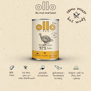 Ollo Pure - Indyk 850g