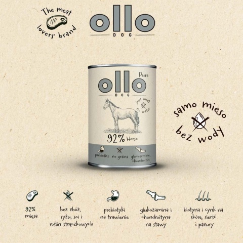 Ollo Pure - Konina 400g Ollo Pure - Konina 400g