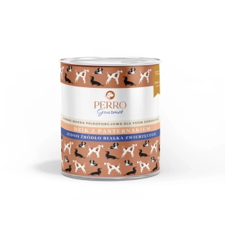 Perro Gourmet - Dzik z pasternakiem 800g