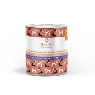 Perro Gourmet - Jeleń z cukinią 800g