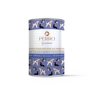 Perro Gourmet - Bażant z gruszką 400g