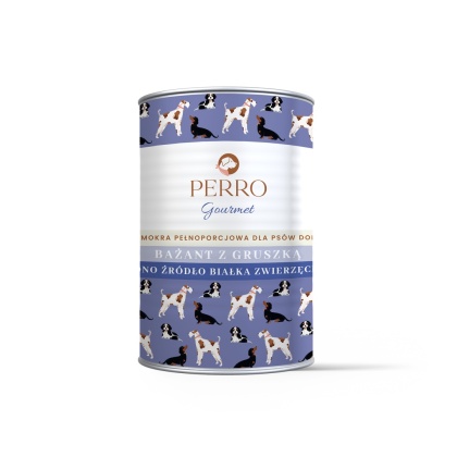 Perro Gourmet - Bażant z gruszką 400g