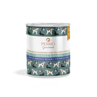 Perro Gourmet - Konina z dynią 800g