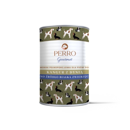 Perro Gourmet - Kangur z dynią 400g