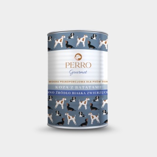 Perro Gourmet - Koza z batatami 400g