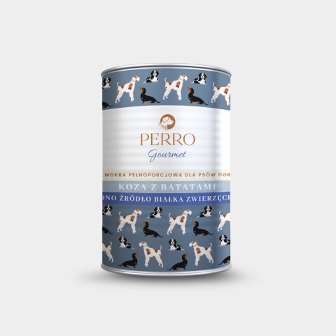 Perro Gourmet - Koza z batatami 400g Perro Gourmet - Koza z batatami 400g