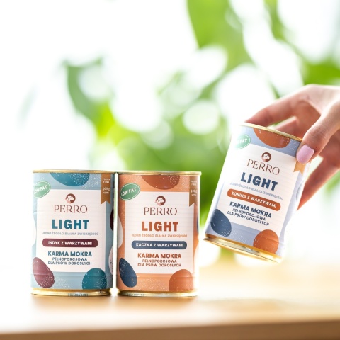 Perro - Karma mokra KACZKA z warzywami LIGHT 400g