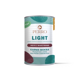 Perro - Karma mokra INDYK z warzywami LIGHT 400g