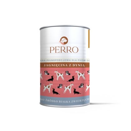 Perro - Karma mokra Jagnięcina z dynią 400g