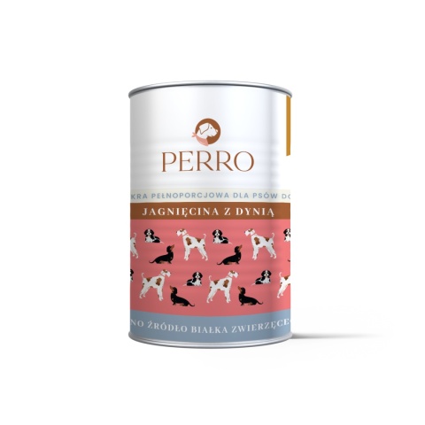 Perro - Karma mokra Jagnięcina z dynią 400g