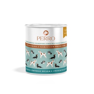 Perro - Karma mokra Wołowina z korzeniem pietruszki 850g